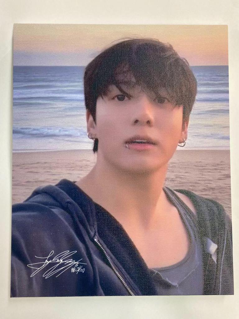 [USED] BTS Jungkook canvas panel