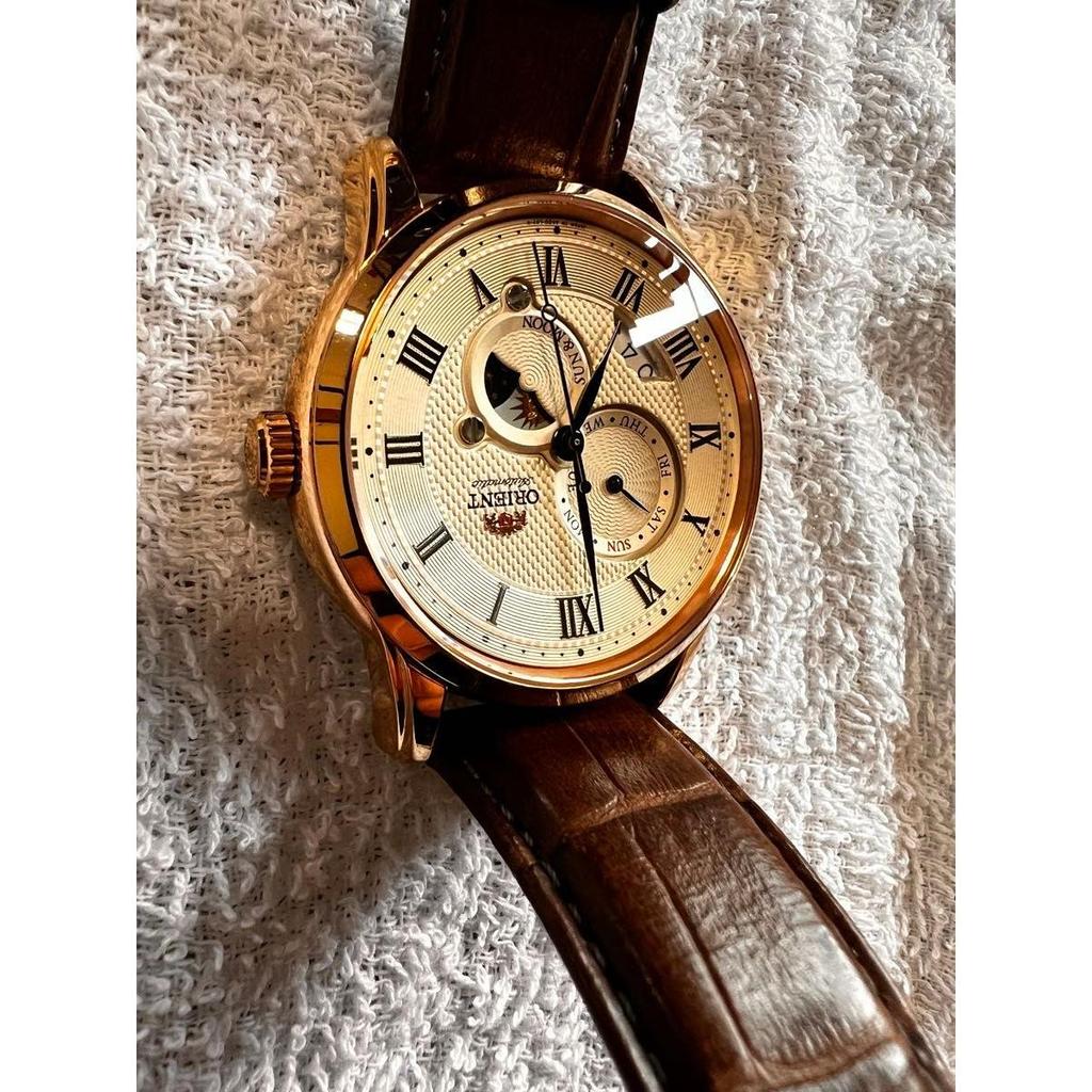 Used Orient] Sun and Moon automatic watch machine RN-AK0001S