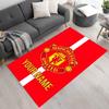 Manchester Customized Name Floor Mat Design for Playrooms Study room Outdoor Hallway Anti-slip Rug Decorate Offices Perfect Gift for Friends & Family