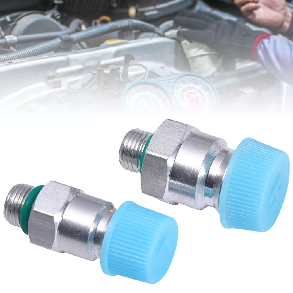 2Pcs Universal Air Hose Quick Coupler Air Hose Quick Coupler Hose Connectors Conditioners Conditioners R134A Air Hose Quick