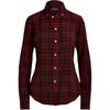 Polo Logo Embroidered Plaid Long Sleeve Shirt Women Shirts WMPOSHTN6820324-001