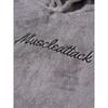 2026 Fall/Winter Embroidered Letter Top - Solid Color, Athletic, Casual Top