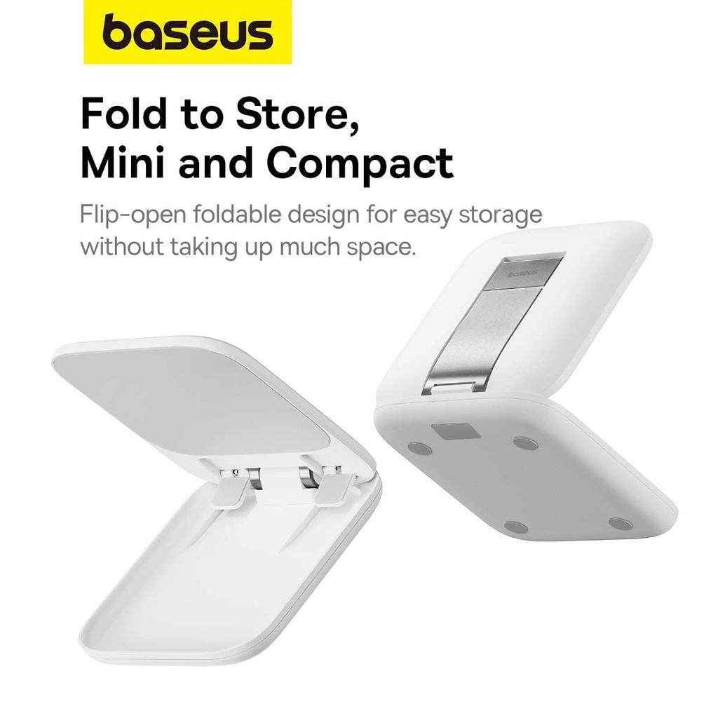 Baseus Bs-Hp009 Seashell Series Foldable Tablet Stand - White