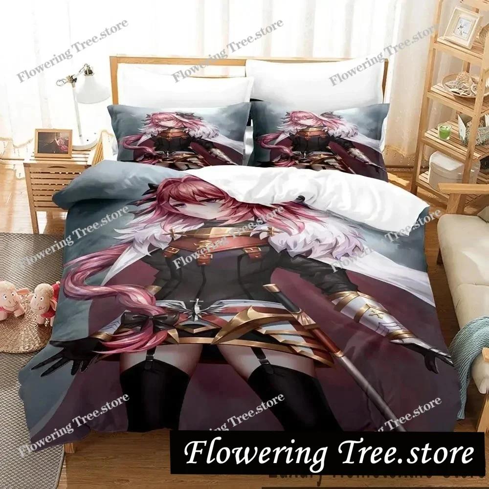 3D Print FateApocrypha Astolfo Anime Bedding Set Boys Girls Twin Queen King Size Duvet Cover Pillowcase Bed boys Adult