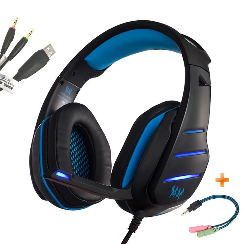 Buy Gaming Headphones PC Gamer Stereo Headset with Mic/ Led Light for