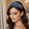 Shiny Rhinestone Headband Wide Brim Baroque Headdress Bling Bling Women Hair Hoop  Wedding