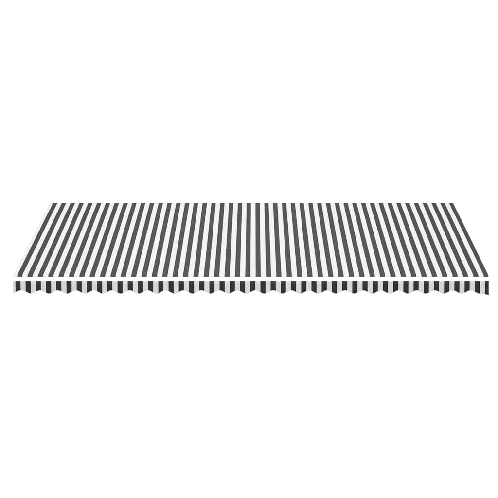 Awning Cover Anthracite and White 6x3 M