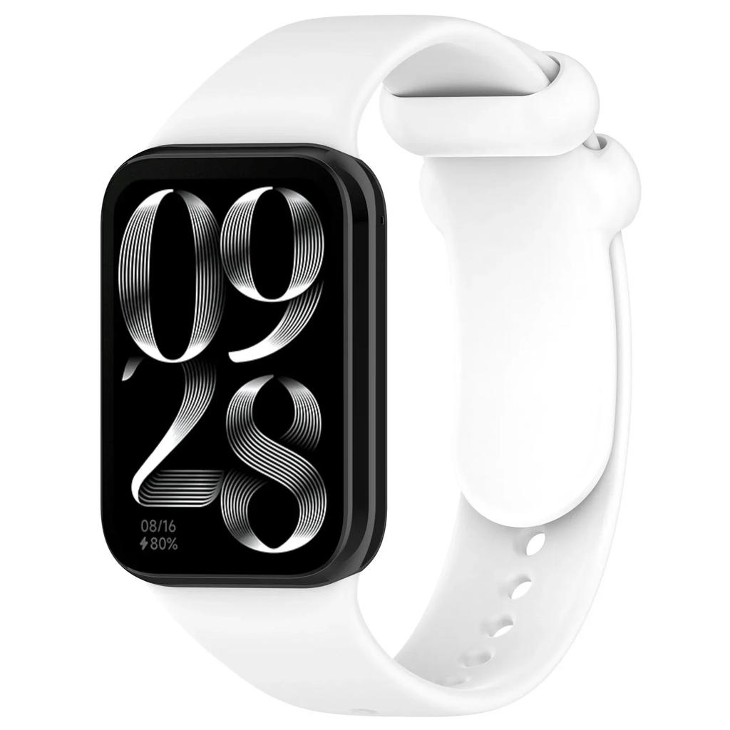 Silicone Strap for Xiaomi Mi Band 9/8 Pro Original Replaceable Wristband for Redmi Watch 5/4 Bracelet Watchband Belt Accessories