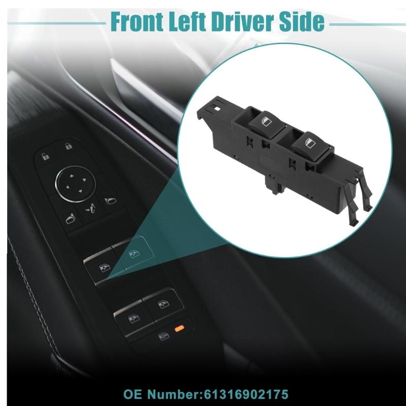 Automotive Accessories Car Power Window Switches 61318381509 Replacement Window Regulator Switches for E46 323Ci 325Ci 99-06