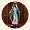 8'' Virgin Mary Religious Figurine Christian Sculpture Home Decoration Gifts