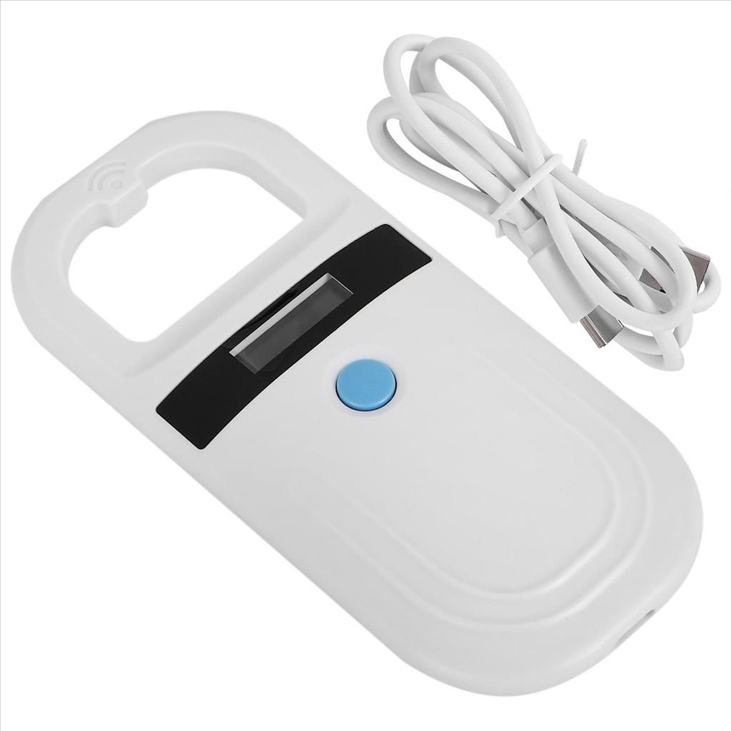 Reader RFID 134.2Khz, Pet ID Scanner with 0.91 Inch High Brightness OLED Display for Animal Tracking