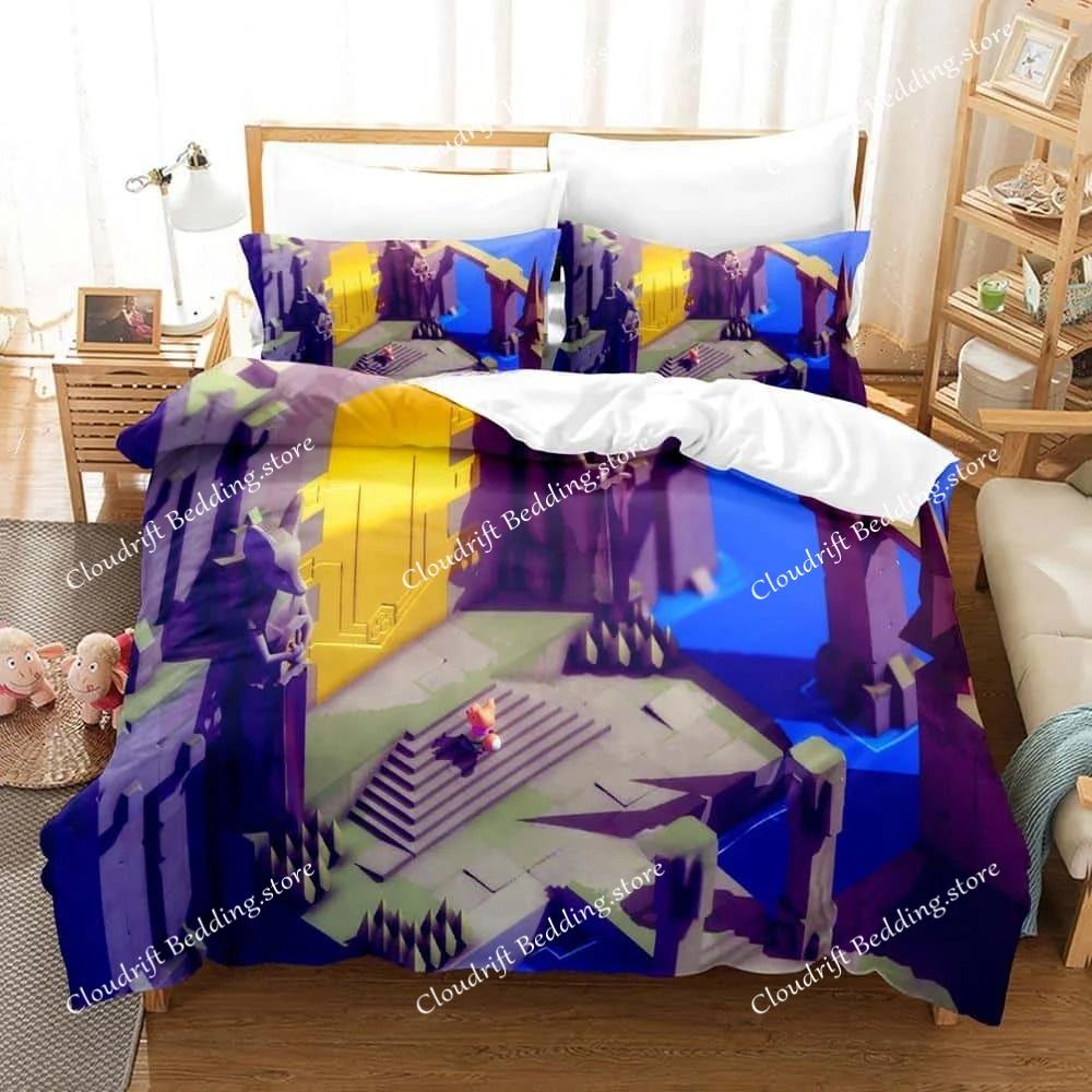 Neues 3D-gedrucktes Tunika-Spiel Bettwäscheset Einzelbett Twin Full Queen King Size Bettset Erwachsene Kind Schlafzimmer Bettdeckenbezug-Sets Heimtextilien