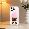 cute monchhichis Phone Case For iPhone 17 16 15 14 13 12 11 Mini Pro Max Plus Transparent Cover