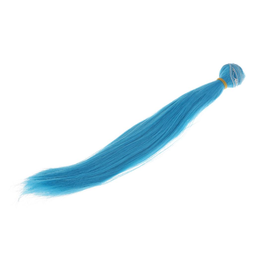 Doll Hair Bulk Wigs Synthetic Craft Hair Hairpiece for Dolls Making Supplies