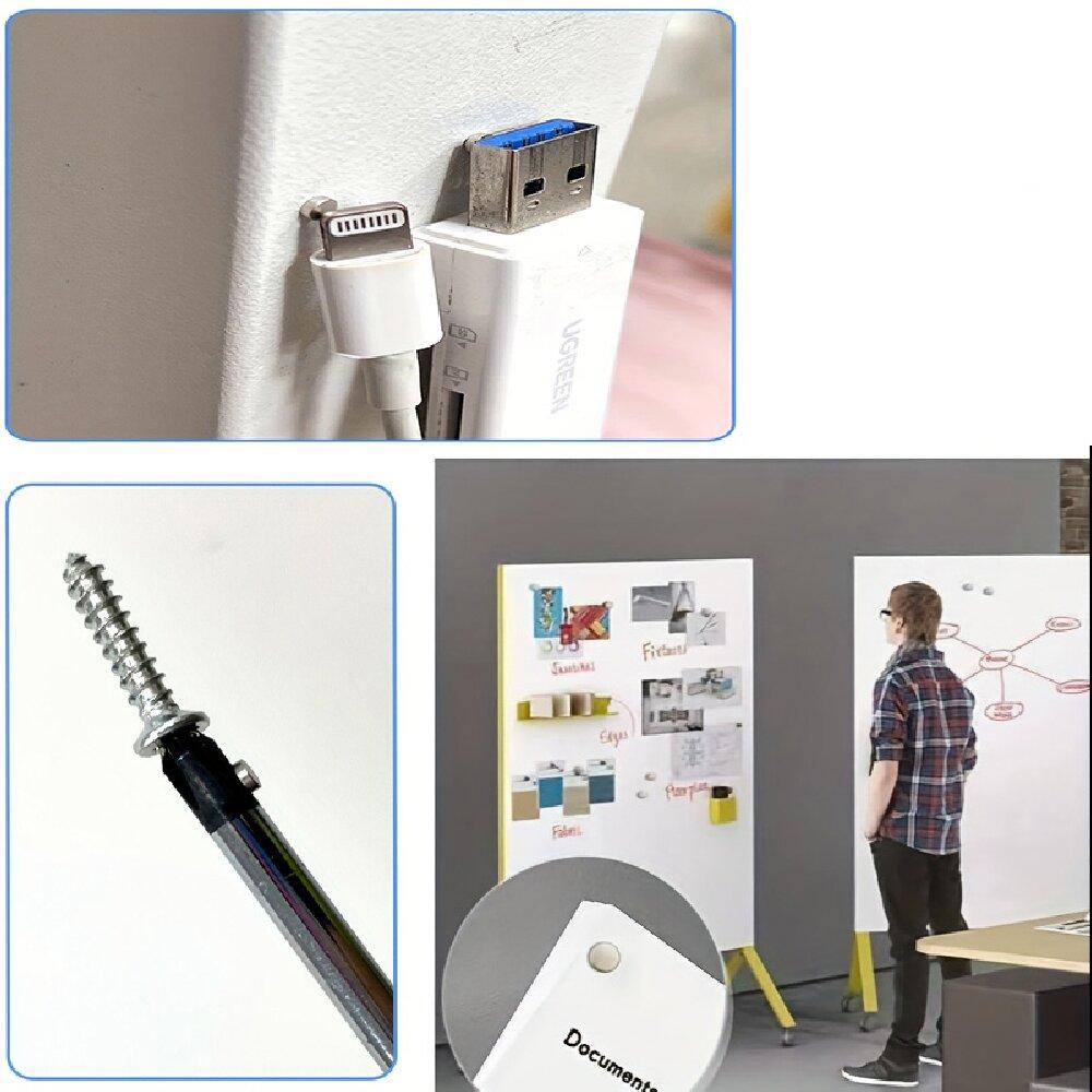 10/20pcs 15x1mm & 6x1mm Ultra-Thin Magnets - Large and Small Slim Discs for Invisible Mounting