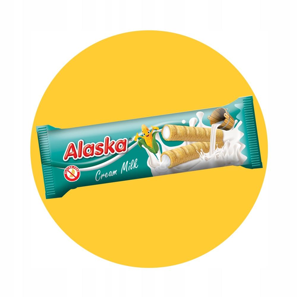 Rotolini di Mais ALASKA con Crema al Latte 18g