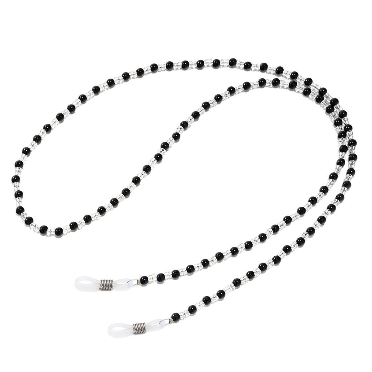 

Glasses Rope Anti-lost Rope Glasses Lanyard Sports Adjustable Glasses Chain Lanyard Sunglasses Chain Accessories чорний