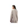 Calvin Klein Casual Minimalist Button-Down Glossy Smooth Home Pajama Top Women tops Beige QS7297