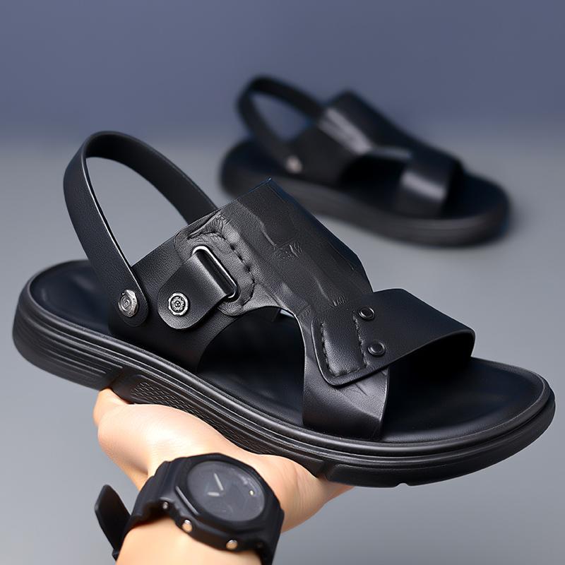 

Мужские летние сандалии для активного отдыха, нескользящие альпинистские походные туфли, модные мужские пляжные тапочки, повседневная спортивная обувь 10