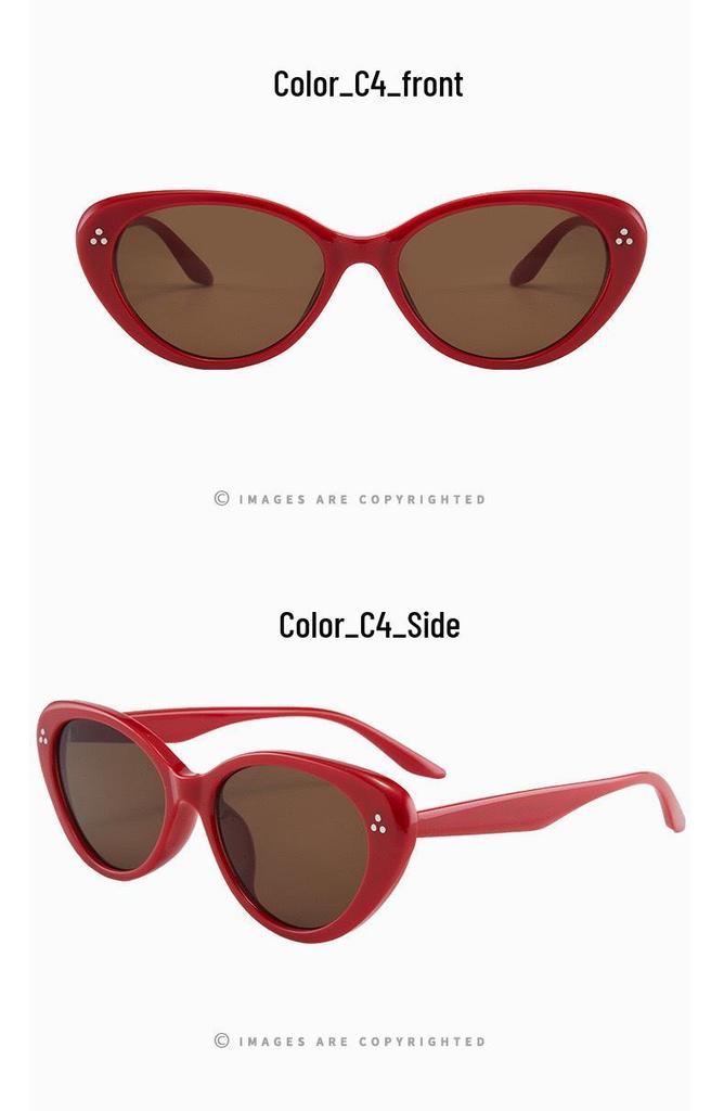 10008 Women's Cat Eye Polarized Sunglasses: European-American Fashion with UV Protection