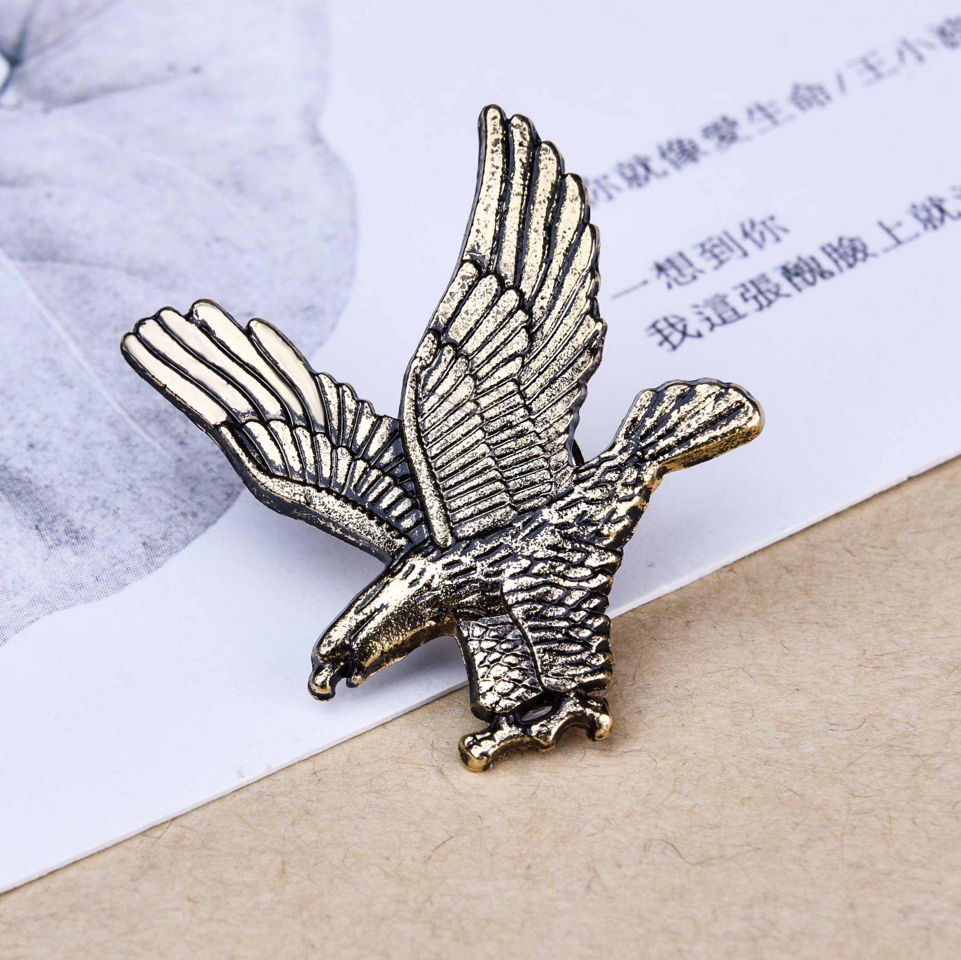 

Z114 Brooch, Soaring Eagle Eagle Pin, Retro Suit Personality Accessories