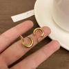 Small Huggie No Piercing Ear Cuffs For Women, Gold Plated Thin Clip Cartilage Earrings, Punk Holiday Jewelry Gift