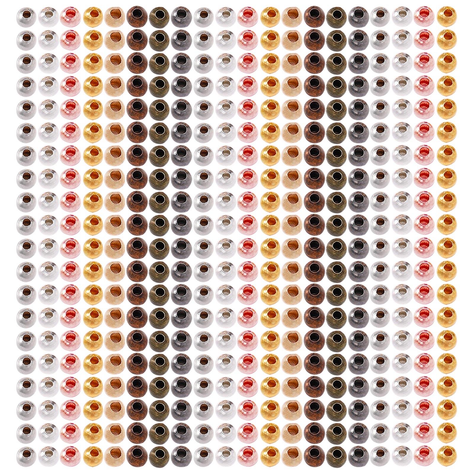 

Стильные металлические разделительные бусины DIY Браслеты Бусины Латунный материал Шарм Свободные бусины Принадлежности для изготовления ювелирных изделий для DIY Ожерелья 24