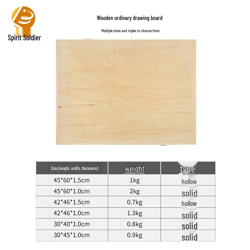 Portable Wooden Fieldwork Drawing Board