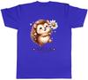 Personalised Hedgehog Daisy Flower Mens TShirt Forest Animal Floral Tee Gift