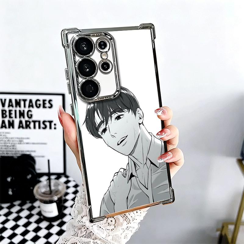 

B-J A-Alex Anime Soft Phone Case For Samsung Galaxy S26 Ultra S25 Edge S24 FE S23 Plus S22 S21 + S20 Plating Anti-Fall Fundas Samsung S26
