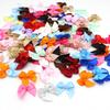50 or 100pcs 25mm Colourful Ribbon Bows Small Size Polyester Satin Ribbon Bow Flower DIY Craft Decoration