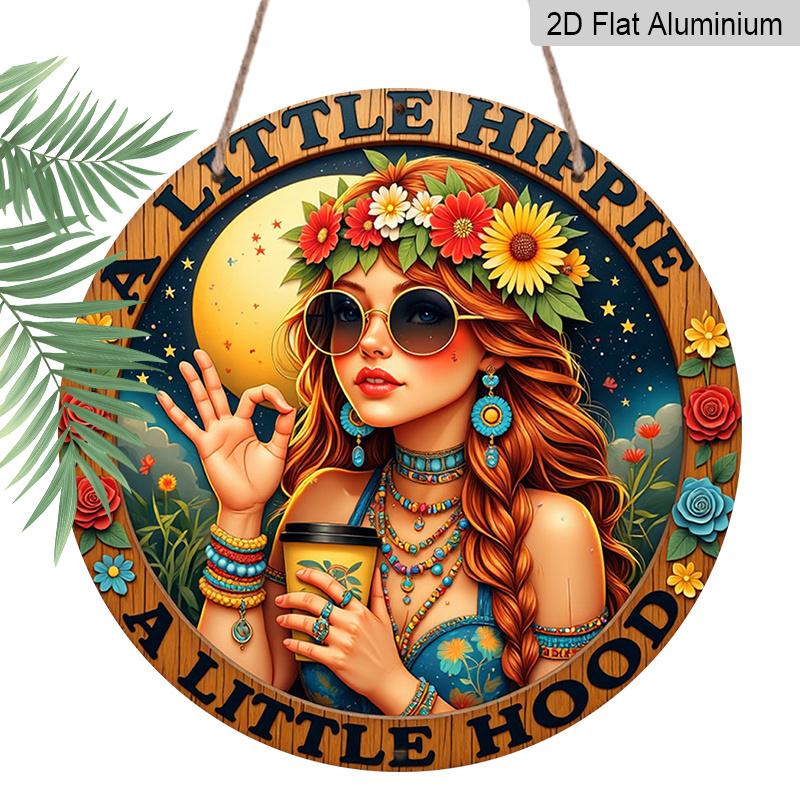 

2D Flat, 1pc 7.87 Inch Nevada Scenic Landscape Round Aluminum Wall Round Sign | Holiday Gifts, Classic Home Decor, Front Door and Garden, Bar, Cafe 1pc