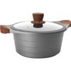 Casserole - Lacor - Stilo 28cm - Aluminum Cast - Non-stick - Glass Lid