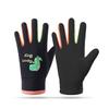 1Pair New Style Children's Gloves Skin-Friendly And Warm Silicone Luminous Cartoon Dinosaur Water-Resistant Fabric Unisex