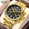 Top Luxury Men Watch Military Fashion Quartz Wristwatches Waterproof Luminous Chronograph Men Quartz Watches
