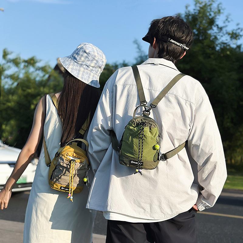 Backpack, Drawstring, Single-shoulder Crossbody Bag, Outdoor Sports Water Cup Bag, Mobile Phone Bag