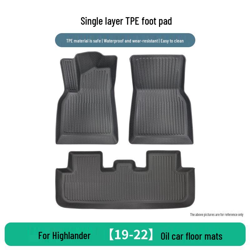 Toyota Wildlander 2019-2022 Custom TPE Floor Mats, 3-Piece Set