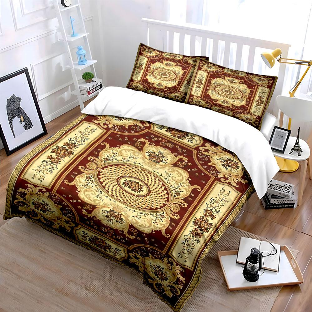 Floral and Ornate Medallions. Bedding Sets Duvet Cover Sets Duvet Covers Pillowcases(1 * Duvet Cover 2 * Pillowcases Without Duvet Insert)