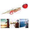 150g Fishing Lure High Carbon Steel 3D Eye Artificial Baits for River Sea Lake FishingRed