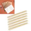100 Stück Spiralbindespiralen 34   3:1 Teil   Papier Doppelspirale Bindespiralen 120 Blatt Kapazität 14,3 mm Durchmesser