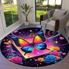 1pc Office Carpet Chair Mats Colorful Butterfly Fantasy Box Perfect for Decorating Office Chairs, Living Rooms, Or Bedrooms