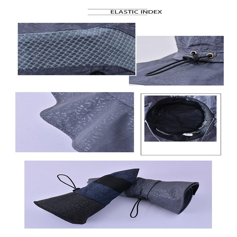 Men's Pastoral Style New Fisherman Hat Fashion Outdoor Sunscreen Breathable Fishing Hunting Hiking Accessories Shade Nylon Hat