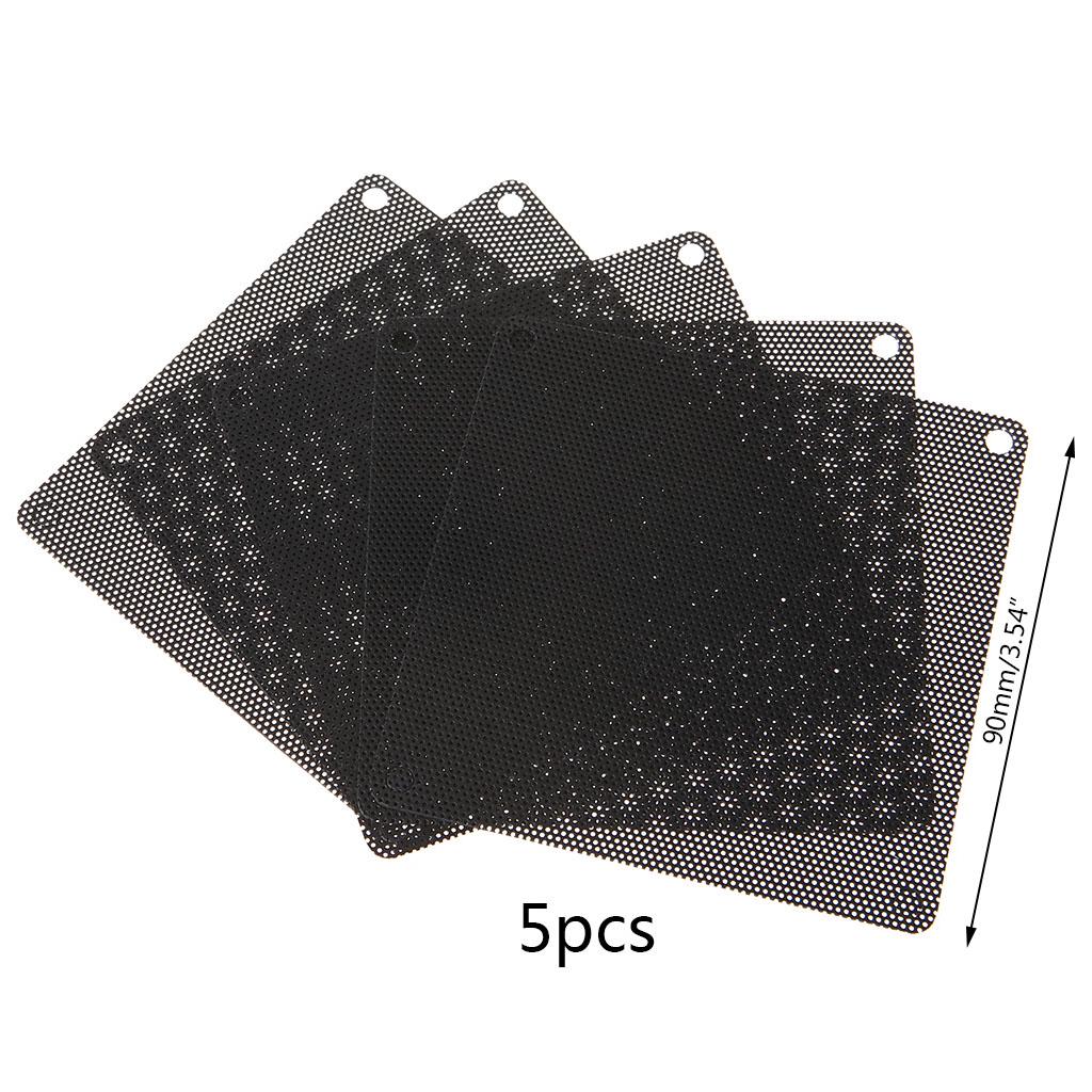Computer Mesh Dust Filter DIY PVC PC for Case Fan Cooler Dust Filter Net for Case Dustproof Cover Chassis Dust Cover 90x