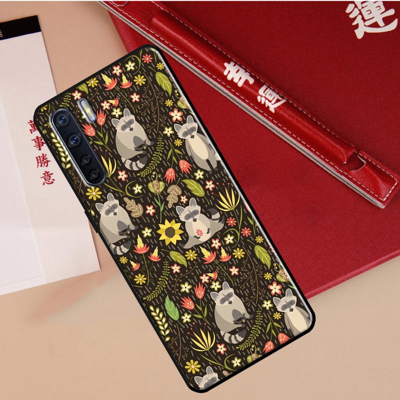 Funny little raccoon Case For Oppo A78 A38 A80 A60 A40 A18 A98 A58 A96 A76 A16 A94 A74 A54 A15 A17 A57 A77 A5 Pro