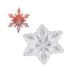 Artistic Snowflake Pendant Silicones Molds For Kids Christmas Party Activity Detailed Edges Definition