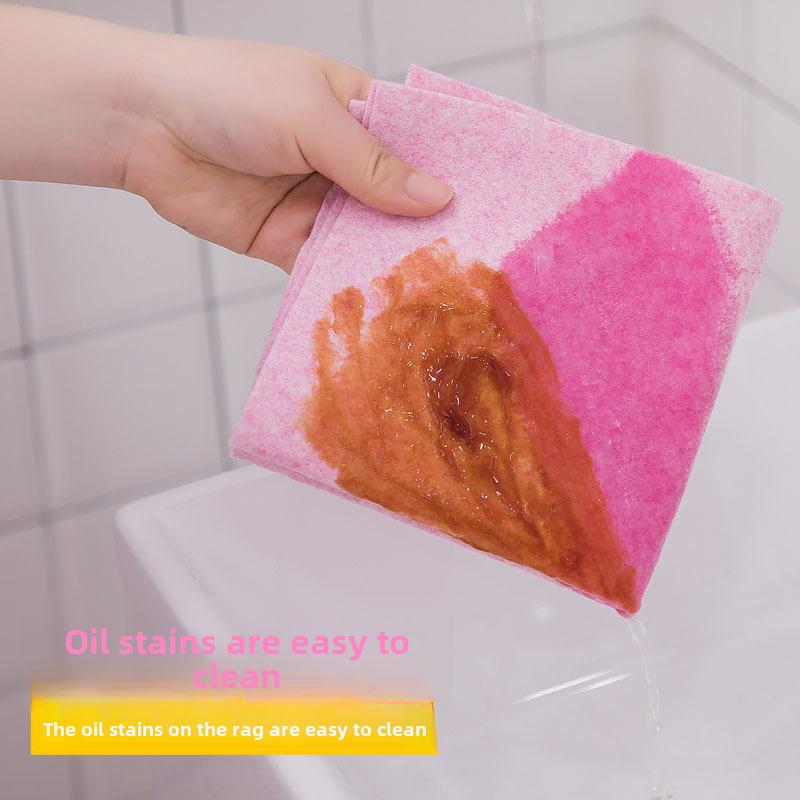  Coconut Shell Rag for Kitchen Cleaning, Oil-removing and Absorbent