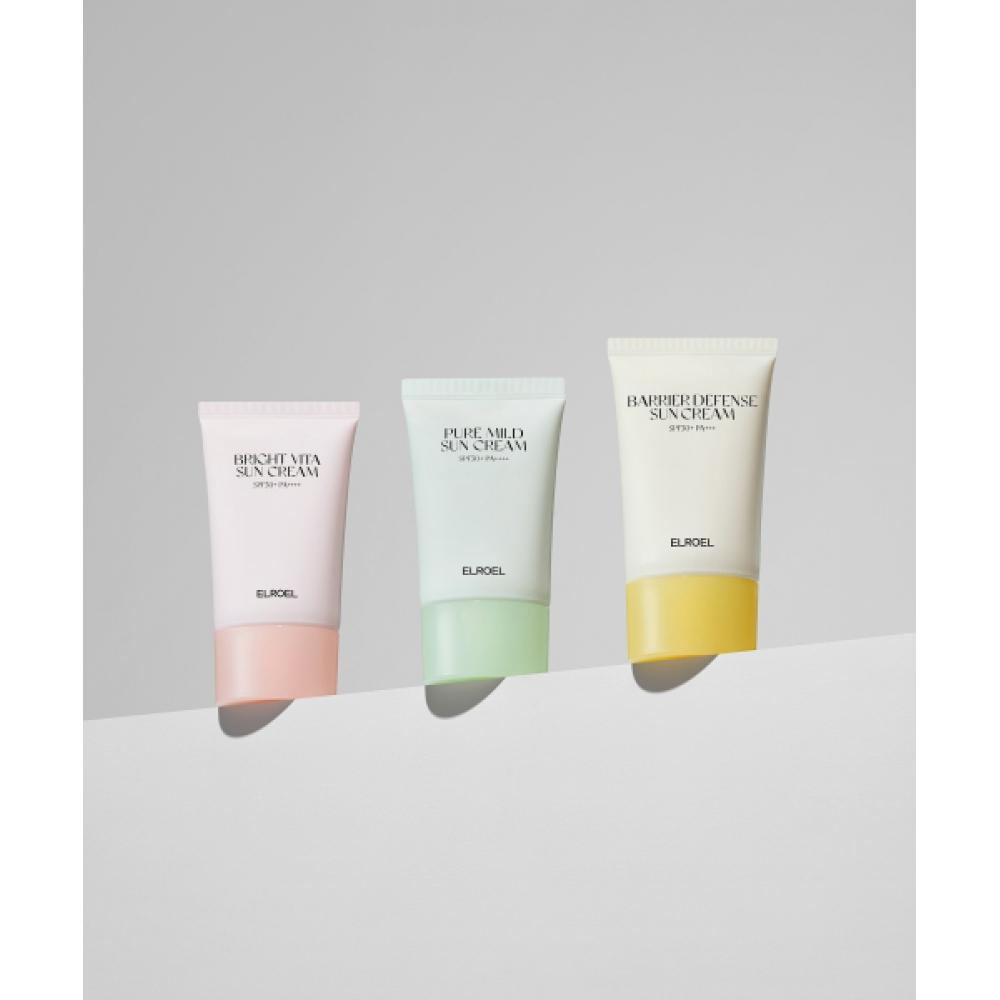 Elroel Sunscreen 50ml 3 Types Mineral Organic Hybrid