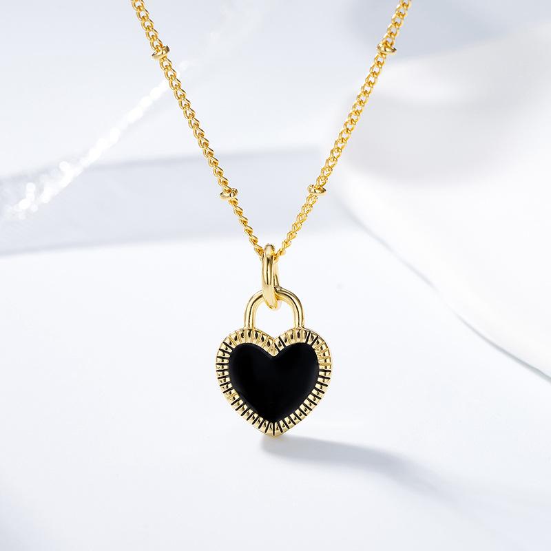 

Женская мода Ожерелье с подвеской в виде сердца любви one size