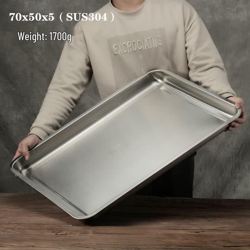 Stainless Steel Multi-purpose Rectangular Tray
