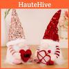 Adorable Valentine's Day Decorative Light Up No Face Doll With Shimmering Sequins For Festive Charm